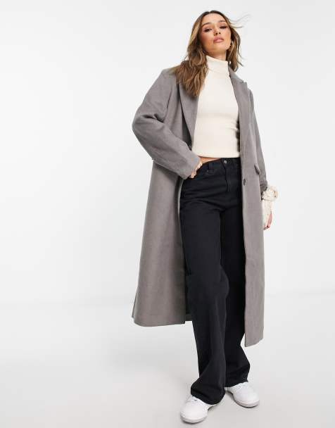 Duster hot sale coat grey