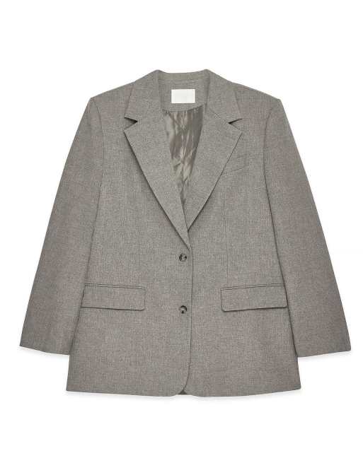 NA-KD Oversized blazer in greige, 5 of 5
