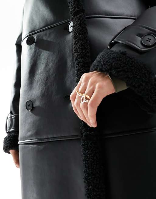 Maxi black outlet jacket