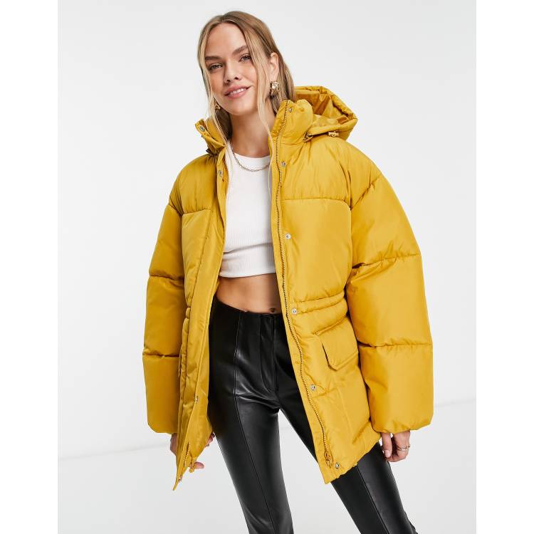 Oversized padded jacket women's best sale