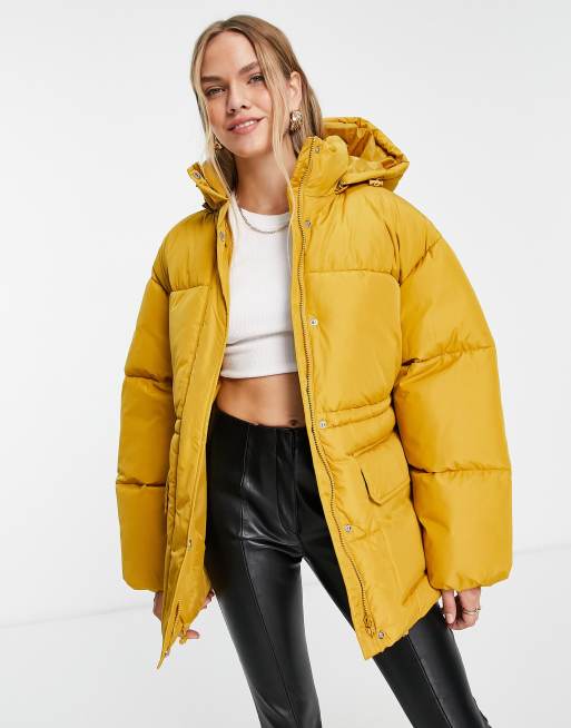 Womens coats cheap mustard