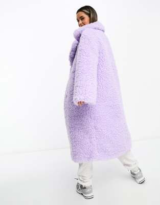 Lilac teddy 2024 bear coat