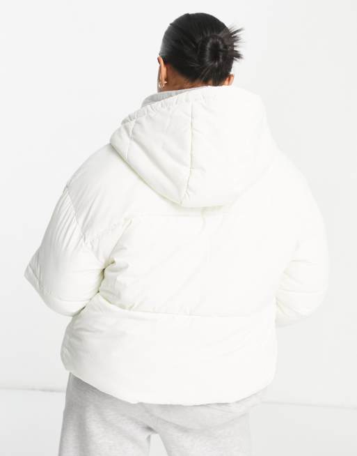 Padded hood sale short jacket nakd