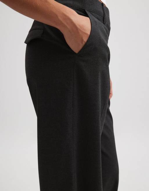 NA-KD - Pantalon de tailleur avec poches à rabat - Gris foncé, 4 de 5