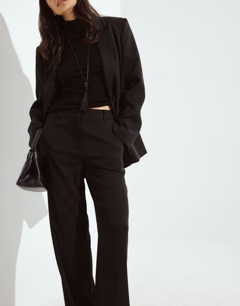 NA-KD - Pantalon de tailleur basique - Noir - view 1