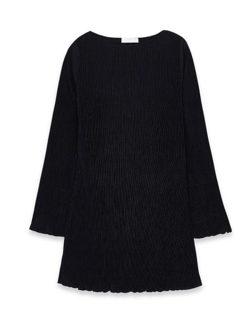 NA-KD – Plissiertes Minikleid in Schwarz, 5 von 5