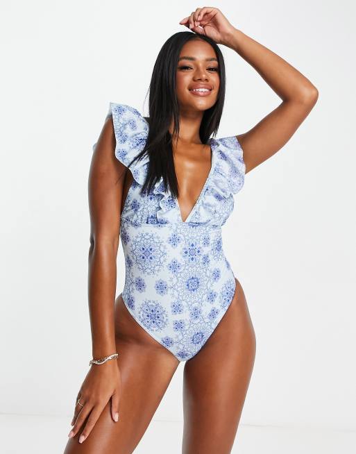 Cut out swimsuits, Ladies cut out swimming costume at NA-KD