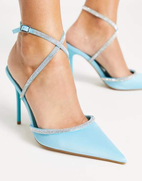 Blue hot sale stiletto heels