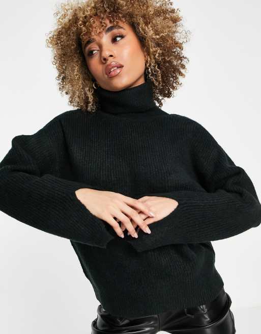 NA-KD - Pull avec dos ouvert - Noir