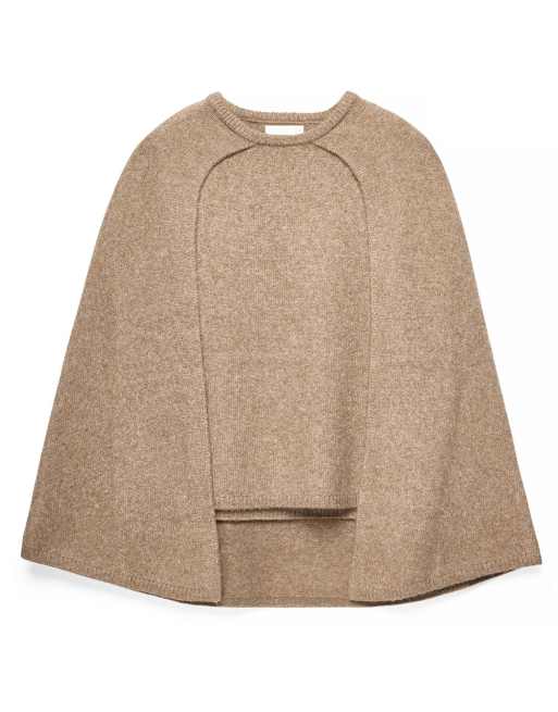 NA-KD pull cape en maille couleur nougat, 5 de 5