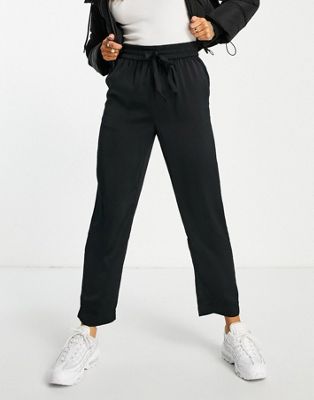 NA-KD relaxed trousers in black