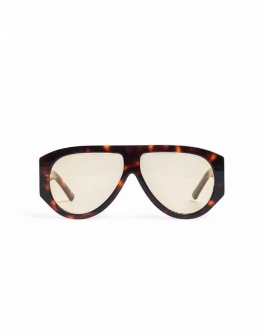 NA-KD Retro-Acetat-Sonnenbrille in Schildpattoptik, 2 von 5