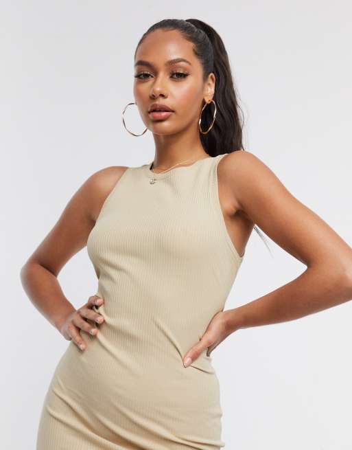 Racerback store bodycon dress