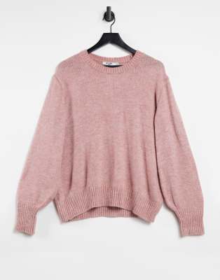pink round neck jumper