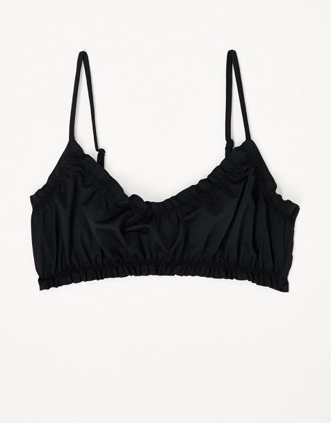 Alex Strappy Bikini Set in Black Vintage Cherry Print| Pinup Couture Swim
