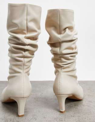 asos cream boots