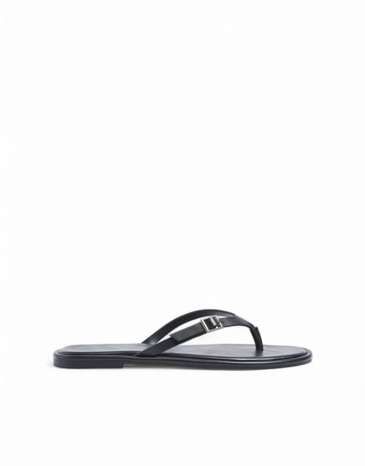NA-KD Sandalen mit Schnallendetail in Schwarz, 3 von 4
