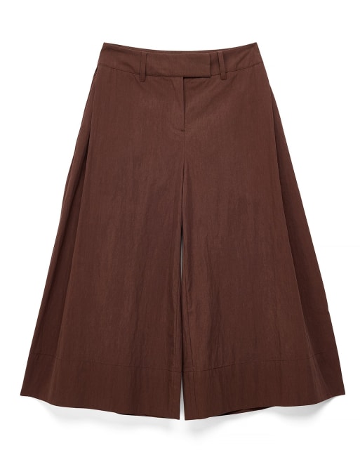 NA-KD short long oversize taille basse marron foncé, 4 de 5