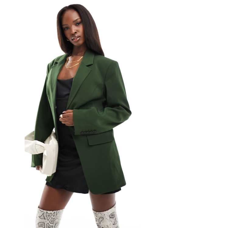 Green blazer suit on sale womens