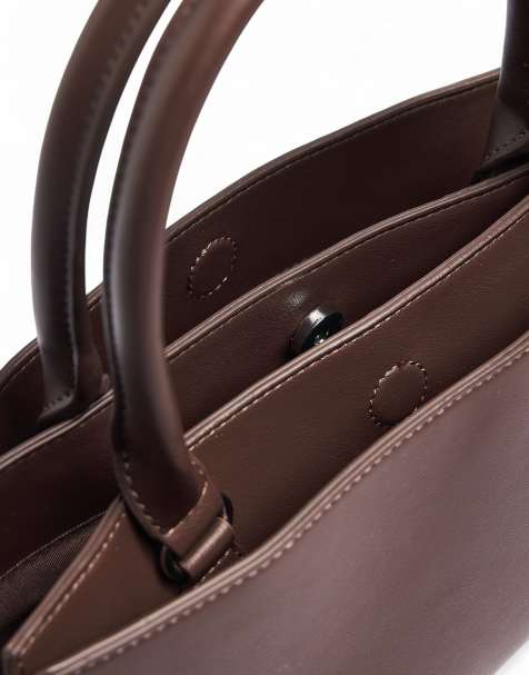 NA-KD Squared shoulder bag in brown - view 1