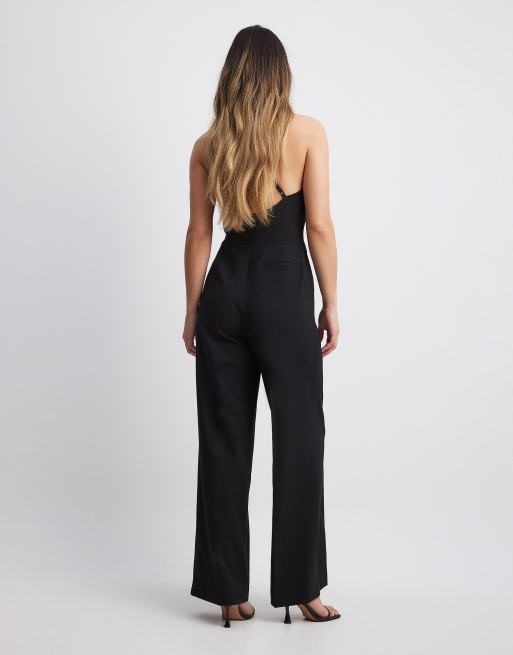 Black store vest jumpsuit