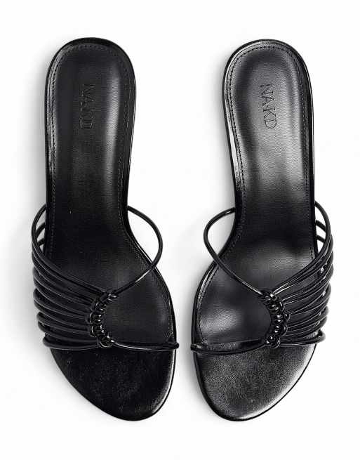 NA-KD Strappy details mules in black, 3 of 5