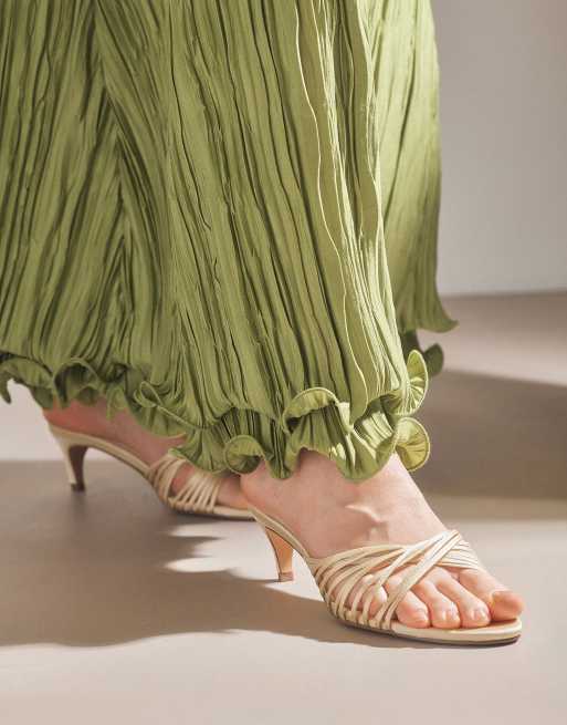 NA-KD Strappy mules in light yellow, 2 of 4