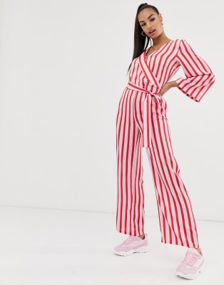 pink red jumpsuit