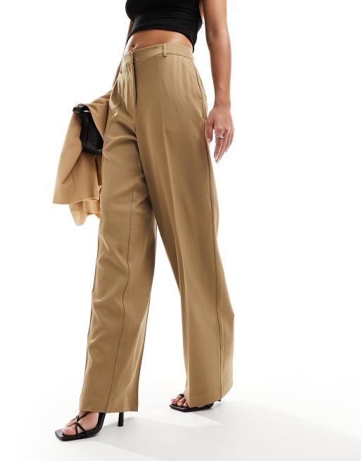 Na Kd Women s Tailored Pants White Wide Leg Pants