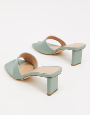 pastel mules
