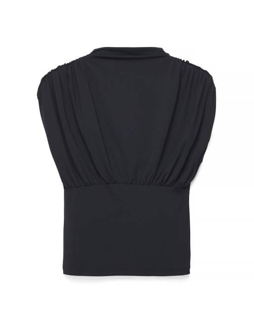 NA-KD - Top en jersey à manches courtes - Noir, 5 de 5