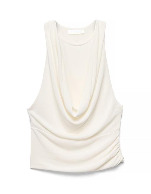 NA-KD top en jersey dos nageur crème, 5 de 5