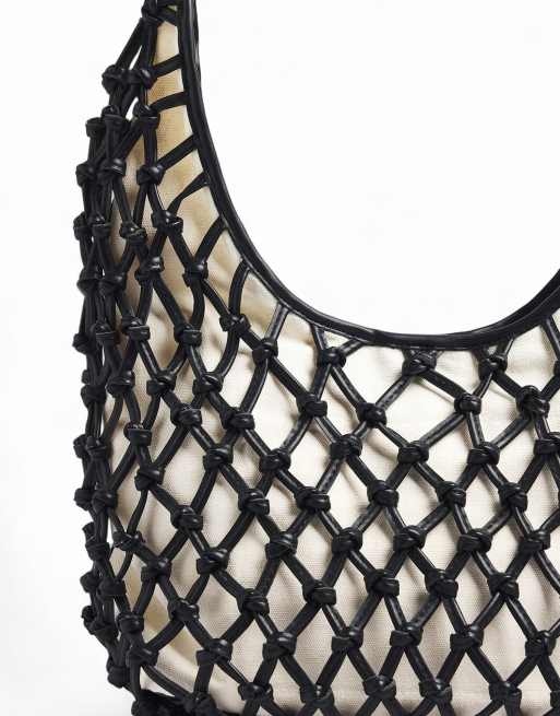 NA-KD – Tragetasche in Schwarz mit Knotendetail, 4 von 5