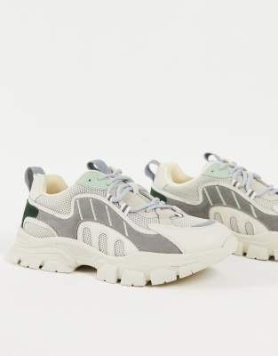 leopard chunky sneakers