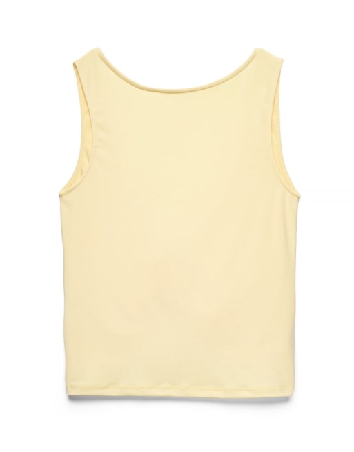 NA-KD Twist back top in yellow, 4 of 5