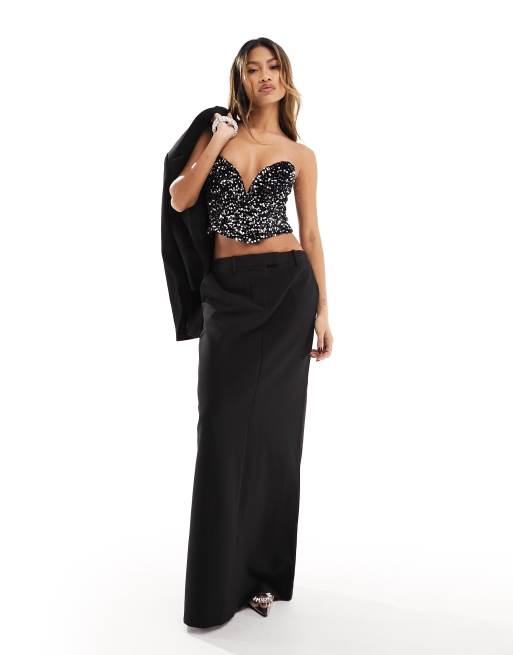 Closed - Jupe En Jean Pour Femmes - Noir - Neuf Avec Étiquette (À