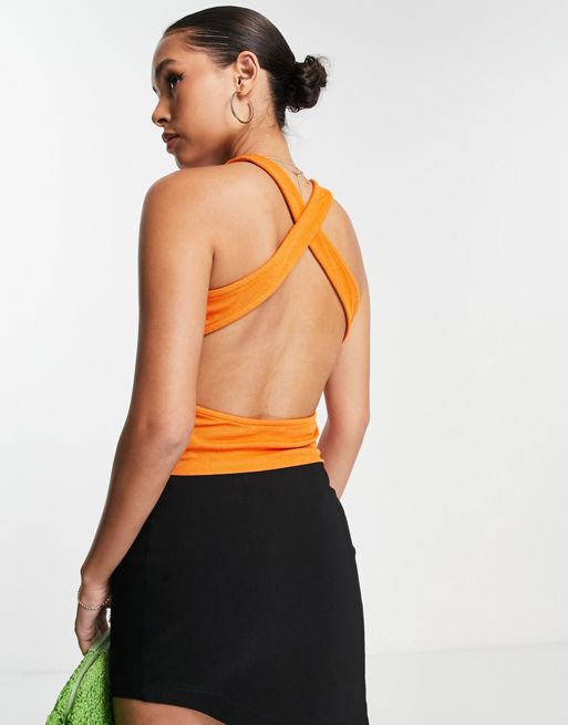 X Open Back Top