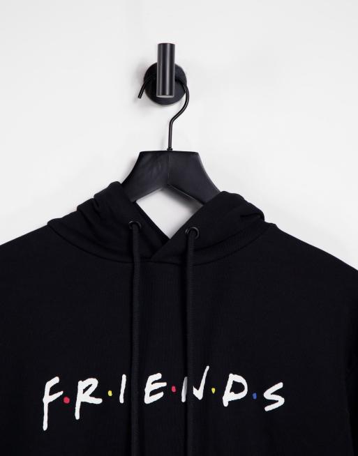 NA-KD X Friends – Oversize-Kapuzenpullover aus Baumwolle in