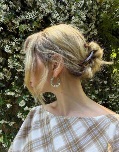 NA-KD x Marie Jedig lot de 2 peignes à cheveux effet écaille - marron - view 1