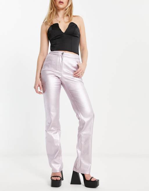 Shiny store pink pants