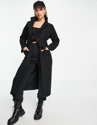 black coat longline