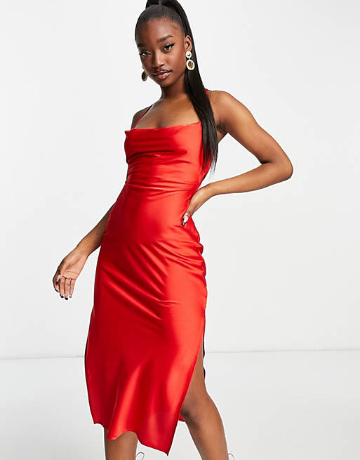 Red Slip Dress Satin | lupon.gov.ph