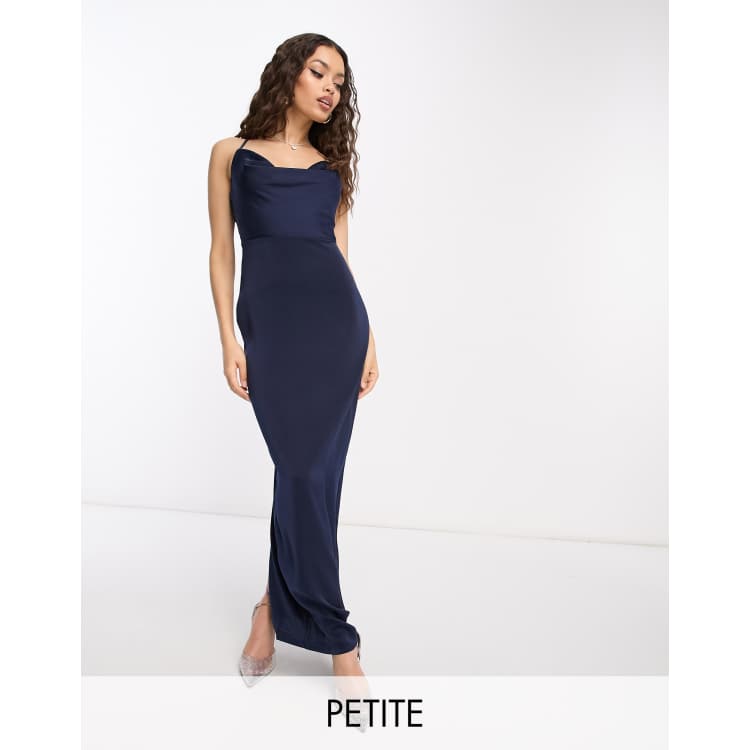 Lipsy petite cowl neck maxi clearance dress