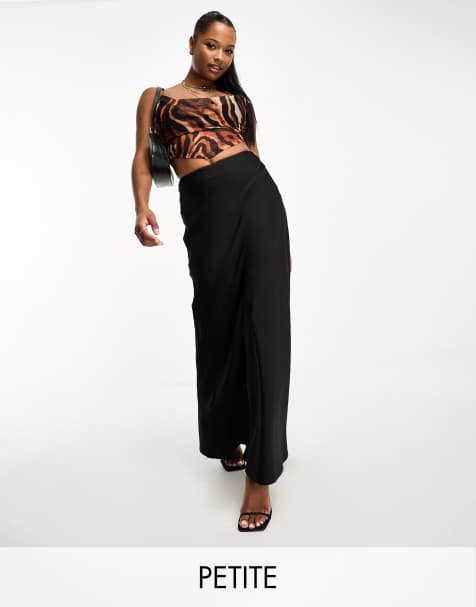 Labelrail x Collyer Twins sarong wrap maxi skirt in ditsy print