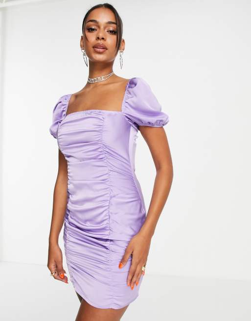 Light purple 2025 tight dress