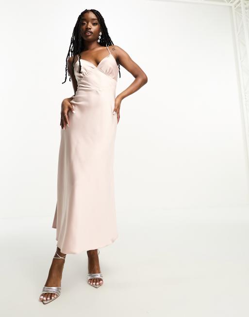 Champagne cheap midi dress