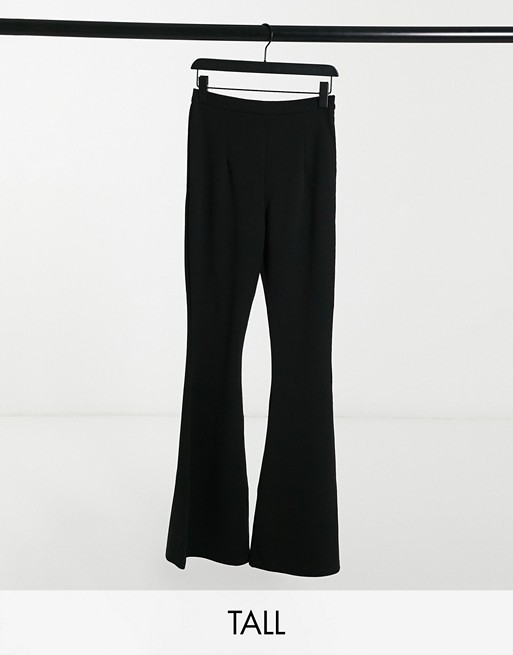NaaNaa Tall flared trousers in black