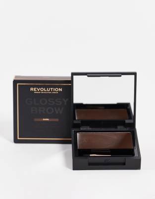 фото Набор для бровей revolution – glossy (dark)-brunette