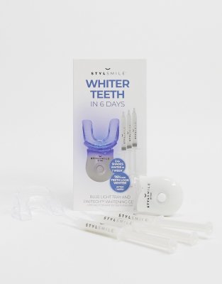 фото Набор для отбеливания зубов stylsmile - blue light tray & paptech whitening gels-бесцветный stylpro