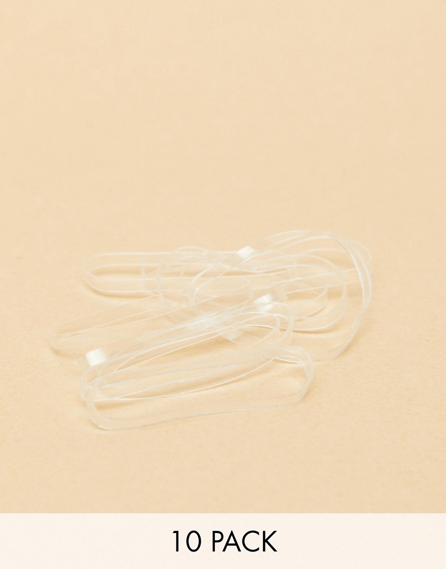фото Набор из 10 классических резинок для волос invisibobble (crystal clear)-бесцветный